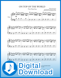On Top of the World - Imagine Dragons piano sheet music
